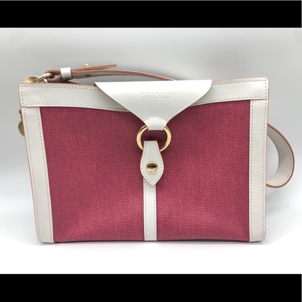 Dooney &Bourke Alto Ring Flap Italian Vachetta Bag